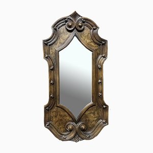 Large Antique Shield Shaped Mirror-NSG-1219349