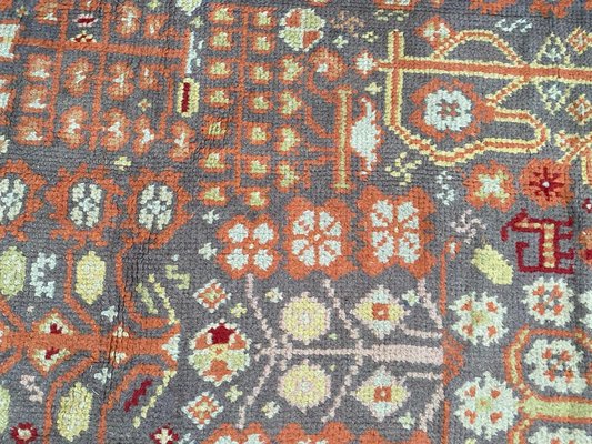 Large Antique Spanish Oushak Rug-YMM-1061840