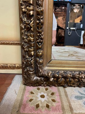 Large Antique Wall Mirror, 1860s-FLW-1401985