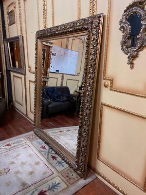 Large Antique Wall Mirror, 1860s-FLW-1401985