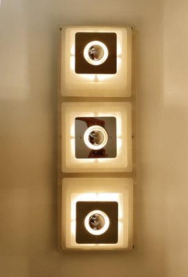 Large Architectonic Wall Light from Honsel, 1970s-GUT-2036712