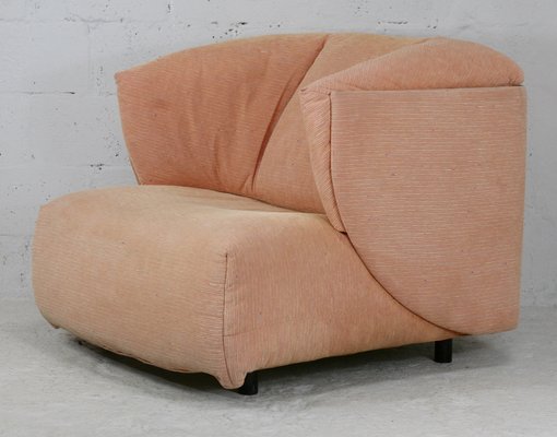 Large Armchair in Orange Pastel from Ligne Roset, France, 1990s-MAO-1033018