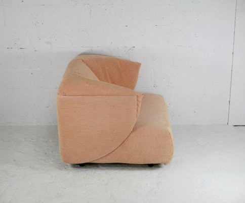 Large Armchair in Orange Pastel from Ligne Roset, France, 1990s-MAO-1033018