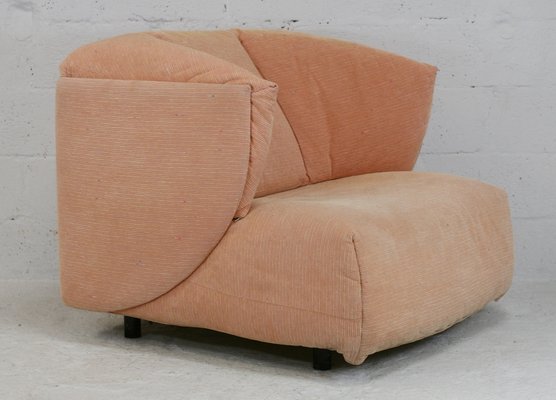 Large Armchair in Orange Pastel from Ligne Roset, France, 1990s-MAO-1033018