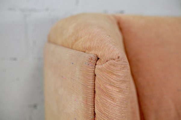 Large Armchair in Orange Pastel from Ligne Roset, France, 1990s-MAO-1033018