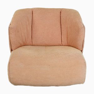 Large Armchair in Orange Pastel from Ligne Roset, France, 1990s-MAO-1033018