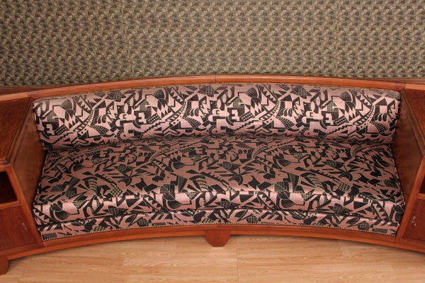 Large Art Deco Bench Sofa from Ateliers Majorelle, 1930s-KMQ-1449681