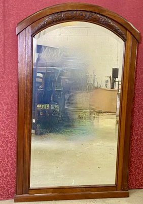 Large Art Deco Beveled Mirror-TEB-1097894