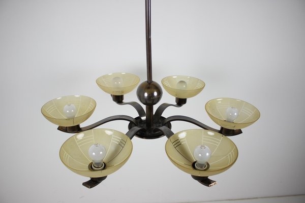 Large Art-Deco Chandelier, 1930s-TZ-997069