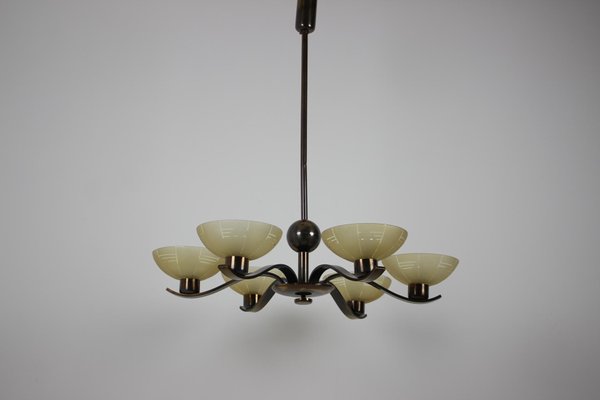 Large Art-Deco Chandelier, 1930s-TZ-997069