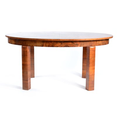 Large Art Deco Extendable Dining Table, 1930s-UL-1751069