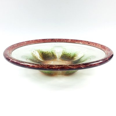 Large Art Deco Ikora Art Glass Bowl attributed to Karl Wiedmann for WMF, Germany, 1920s-BMM-1428985