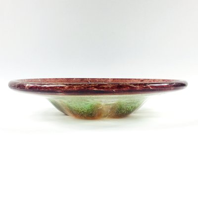 Large Art Deco Ikora Art Glass Bowl attributed to Karl Wiedmann for WMF, Germany, 1920s-BMM-1428985