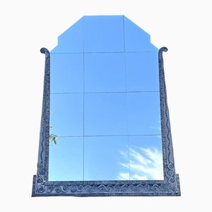 Large Art Deco Mirror in Wrought Iron-AWH-1347686