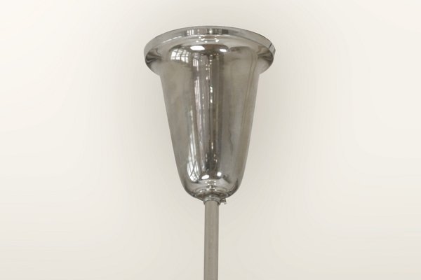 Large Art Deco Pendant Light in Factory Design from Napako, Czechoslovakia, 1930s-LOB-1278081