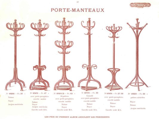 Large Art Nouveau Bentwood Coat or Umbrella Rack from Thonet, Vienna, 1879-1887-MJY-1209161