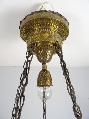 Large Art Nouveau Ceiling Lamp, 1900s-FPY-1395975