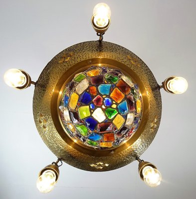 Large Art Nouveau Ceiling Lamp, 1900s-FPY-1395975