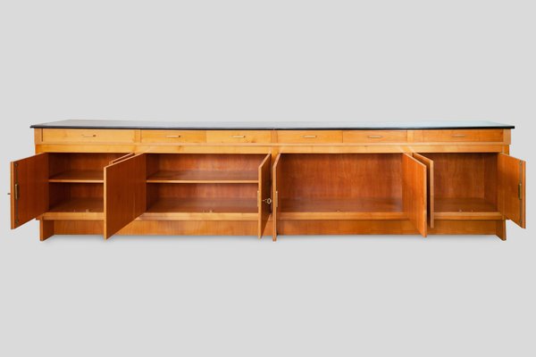 Large Ash Wood Sideboard, 1960s-KL-1000881