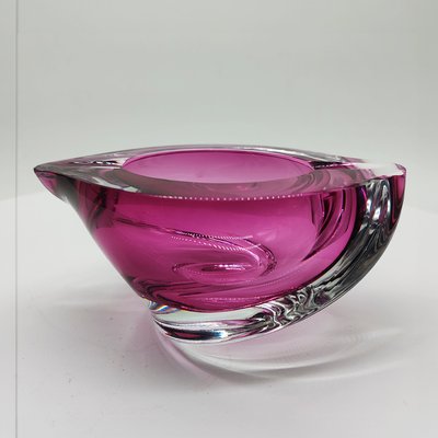 Large Ashtray or Catch-All in Lead Crystal attributed to Val Saint Lambert, Belgium, 1960s-YHS-2035343