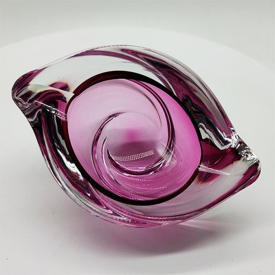 Large Ashtray or Catch-All in Lead Crystal attributed to Val Saint Lambert, Belgium, 1960s-YHS-2035343