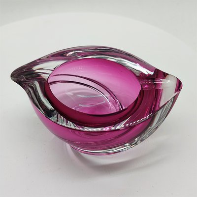 Large Ashtray or Catch-All in Lead Crystal attributed to Val Saint Lambert, Belgium, 1960s-YHS-2035343