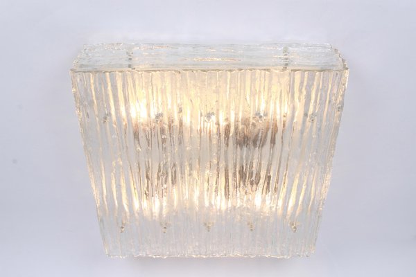 Large Austrian Murano Glass Flush Mount from Kalmar, 1960s-UGR-1086090