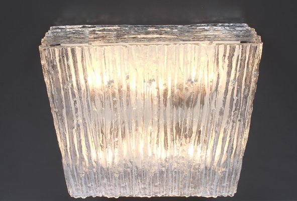 Large Austrian Murano Glass Flush Mount from Kalmar, 1960s-UGR-1086090