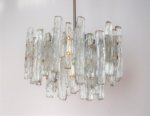 Large Austrian Murano Ice Glass Chandelier by J. T. Kalmar-VA-1133160