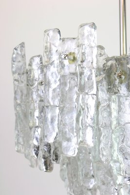 Large Austrian Murano Ice Glass Chandelier by Kalmar, 1960s-UGR-1085597