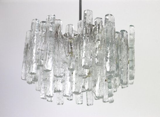 Large Austrian Murano Ice Glass Chandelier from Kalmar, 1960s-UGR-1086238