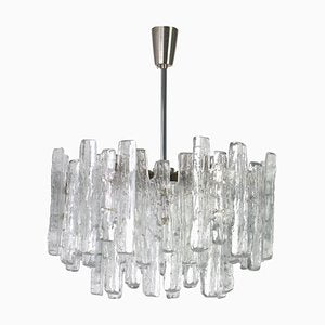 Large Austrian Murano Ice Glass Chandelier from Kalmar, 1960s-UGR-1086238