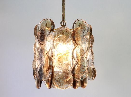 Large Austrian Smoked Murano Glass Chandelier from Kalmar, 1970s-UGR-1086212