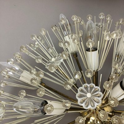 Large Austrian Snowball Ceiling Light by Emil Stejnar for Rupert Nikoll, 1950s-QZ-1099342