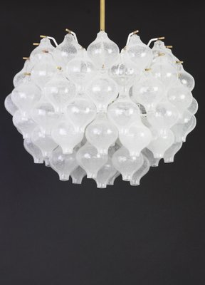 Large Austrian Tulip Glass Chandelier from Kalmar, 1960s-UGR-1086101