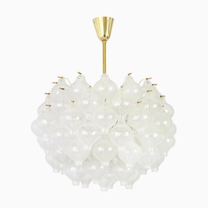 Large Austrian Tulip Glass Chandelier from Kalmar, 1960s-UGR-1086101