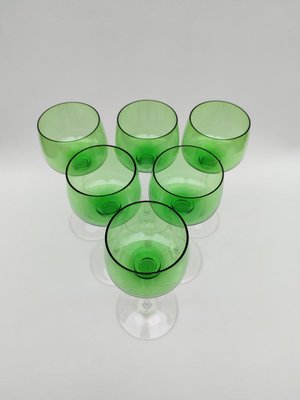 Large Baccarat Crystal Glasses from Baccarat, 1970s, Set of 6-EHL-2033773