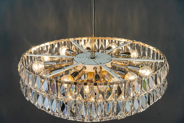 Large Bakalowits Crystal Chandelier, Vienna, 1950s-SPD-1299408