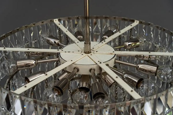 Large Bakalowits Crystal Chandelier, Vienna, 1950s-SPD-1299408