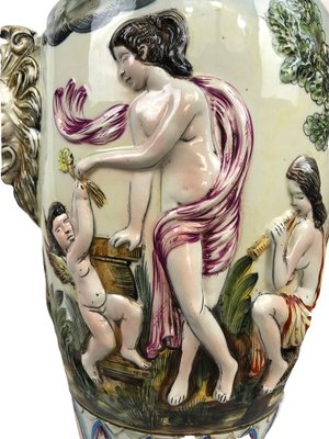 Large Barbott Vase by Ange Capodimonte, 1980s-EUT-1706779