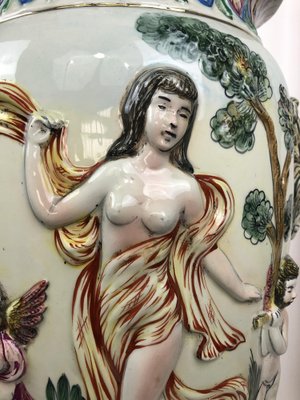 Large Barbott Vase by Ange Capodimonte, 1980s-EUT-1706779