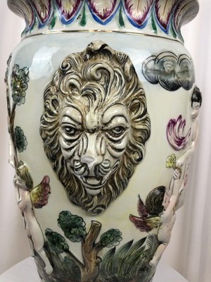 Large Barbott Vase by Ange Capodimonte, 1980s-EUT-1706779