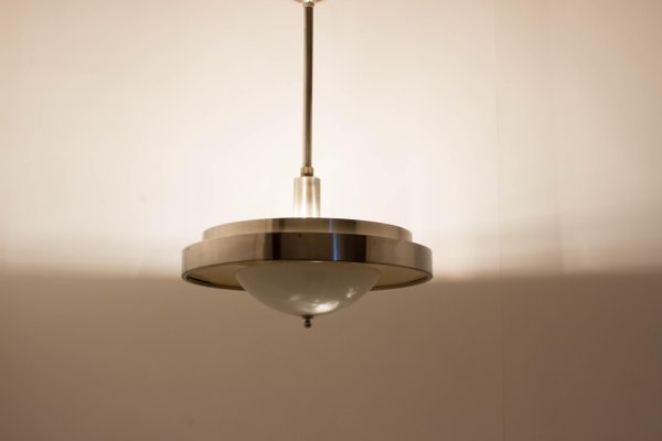 Large Bauhaus Chandelier by Franta Anýž, 1930s-TZ-712815