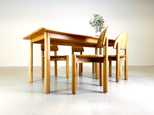 Large Beech Dining Table in the style of Rainer Daumiller-QDV-2034053