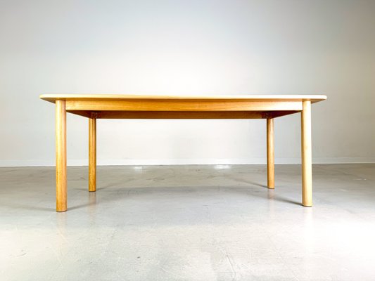 Large Beech Dining Table in the style of Rainer Daumiller-QDV-2034053