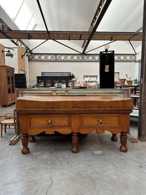 Large Beech Worktable, 1890s-WSZ-2020815