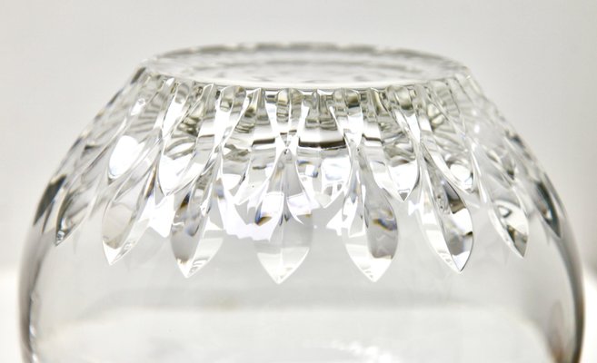 Large Belgian Cut Clear Crystal Punch Bowl-MJY-1150405