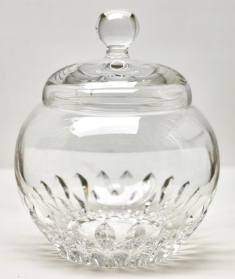 Large Belgian Cut Clear Crystal Punch Bowl-MJY-1150405