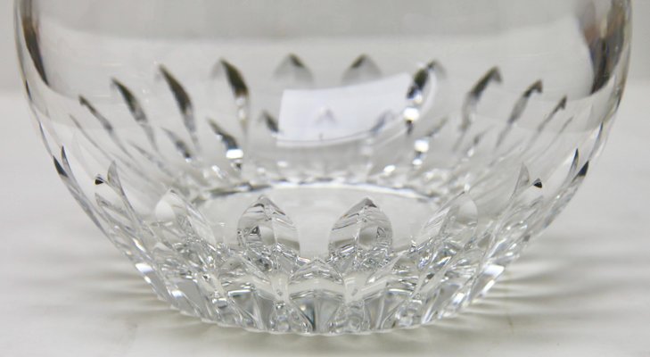 Large Belgian Cut Clear Crystal Punch Bowl-MJY-1150405