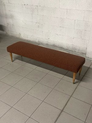 Large Bench with Maple Wood and New Coating, 1950s-JHL-1747192